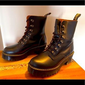 Dr. Martens, size 7, black leather, never worn